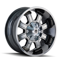 Mayhem 8103 Fierce 20x10 / 5x127 BP / -19mm Offset / 87mm Hub Chrome Wheel