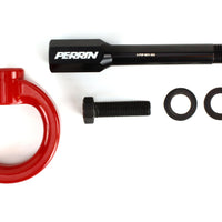 Perrin 02-07 Subaru WRX/STI Tow Hook Kit (Front) - Red