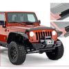 Bushwacker 07-18 Jeep Wrangler Unlimited Trail Armor Rocker Panel and Sill Plate Cover - Black