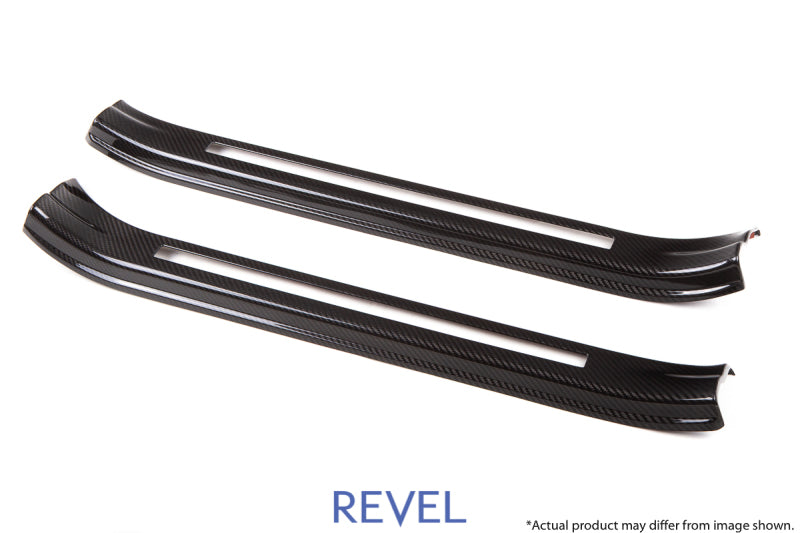 Revel GT Dry Carbon Door Sill Covers (Left & Right) 15-18 Subaru WRX/STI - 2 Pieces