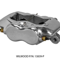 Wilwood Caliper-Forged DynaliteI Polished 1.38in Pistons .81in Disc