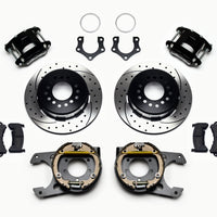 Wilwood D154 P/S Park Brake Kit Drilled Mopar/Dana 2.36in Off w/Snap Ring Brng