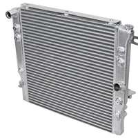 aFe BladeRunner GT Series Bar and Plate Radiator w/ Black Hoses 12-18 Jeep Wrangler (JK) V6 3.6L