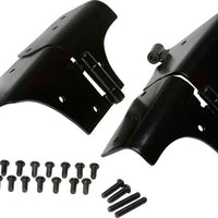 Kentrol 97-06 Jeep Wrangler TJ Windshield Hinge Pair- Powdercoat Black