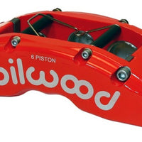 Wilwood Caliper-TC6R-Red 1.88/1.62/1.62in Pistons 1.38in Disc