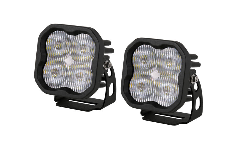 Diode Dynamics SS3 LED Pod Sport - White SAE Fog Standard (Pair)