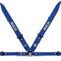 Sparco Belt 4Pt 3in/2in Competition Harness - Blue