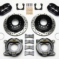 Wilwood Dynapro Low-Profile 11.00in P-Brake Kit Drilled Chevy 12 Bolt Spcl 2.81in Offset