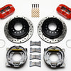 Wilwood Dynapro Low-Profile 11.00in P-Brake Kit Drill-Red Ford 8.8 w/2.50in Offset-5 Lug