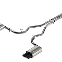 Borla 19-22 Ford Explorer 3.0L V6 AT AWD 4DR 2.25in ATAK Catback Exhaust - Black Chrome Tip