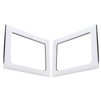 DEI 11-18 Jeep Wrangler JK 4-Door Boom Mat Rear Side Window Trim - 2 Piece - White