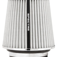 Spectre Adjustable Conical Air Filter 5-1/2in. Tall (Fits 3in. / 3-1/2in. / 4in. Tubes) - White