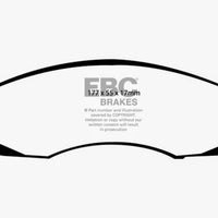 EBC 90-91 Jeep Cherokee 2.5 4WD Yellowstuff Front Brake Pads