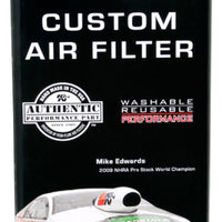 K&N Custom Round Filter 5-1/8in FLG / 11in Dia / 4-3/4in H w/VENT