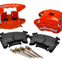 Wilwood D154 Rear Caliper Kit - Red 1.12 / 1.12in Piston 0.81in Rotor