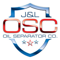 J&L Oil Separator 3.0 Base Kit - Black Anodized (Incl 2 Brackets & 6 Fittings)