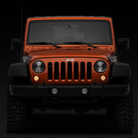 Raxiom 07-18 Jeep Wrangler JK Axial Series LED Front Turn Signals (Smoked)