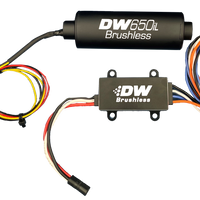 DeatschWerks DW650iL Series 650LPH In-Line External Fuel Pump w/ Single/Dual-Speed Controller