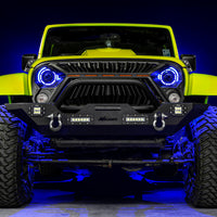 ORACLE Lighting 0718 Jeep Wrangler JK Oculus 7in ColorSHIFT BiLED Projector Headlights SEE WARRANTY