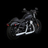 Vance & Hines HD Sportster 14-22 Twin Slash 3In PCX Slip-On Exhaust