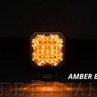 Diode Dynamics Stage Series C1 LED Pod Pro - Yellow Wide Standard ABL (Pair)