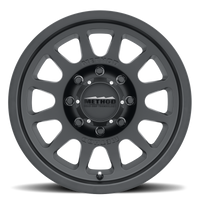 Method MR703 17x8.5 0mm Offset 8x6.5 130.81mm CB Matte Black Wheel