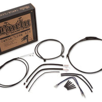 Burly Brand Control Kit 12in Bagger Ape - Black