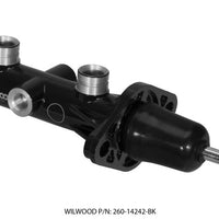 Wilwood Tandem Remote Master Cylinder - 15/16in Bore Black