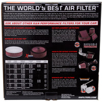 K&N Universal Custom Air Filter - Round 7-5/16in. Flange / 14in. OD / 12in. ID / 5.5in. Height