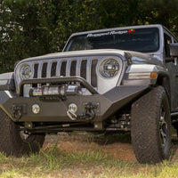 Rugged Ridge Spartan Front Bumper HCE W/Overrider 18-20 Jeep Wrangler JL/JT