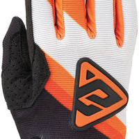 Answer 25 Peak Flo Gloves Black/Hyper Orange/White - XS