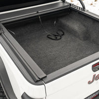 Rugged Ridge 20-22 Jeep Gladiator w/o Trail Rail Sys Armis Tonneau Cover w/Max Track - Tex. Blk