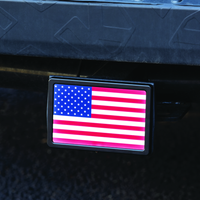 Kuryakyn Freedom Flag LED Hitch Cover Black