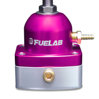 Fuelab 515 EFI Adjustable FPR 25-90 PSI (2) -6AN In (1) -6AN Return - Purple