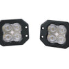 Diode Dynamics SS3 Pro ABL - White SAE Fog Flush (Pair)