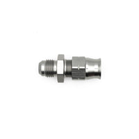 DeatschWerks 6AN Male Flare to 3/8in Hardline Compression Adapter - Includes 1 Olive Insert