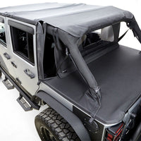 Rampage 2007-2018 Jeep Wrangler(JK) Unlimited 4-Door Tonneau Cover - Black Diamond