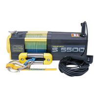 Superwinch 5500 LBS 12V DC 1/4in x 60ft Synthetic Rope S5500 Winch