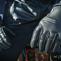 Speed and Strength Off the Chain Leather Gloves Black - Small