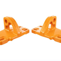 Ford Racing 2021+ Bronco Front Bumper Tow Hooks - Orange (Pair)