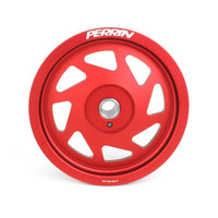 Perrin 19-21 Subaru WRX / 16-18 Forester Lightweight Crank Pulley (FA/FB Engines w/Large Hub) - Red