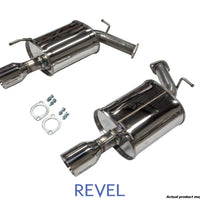 Revel Medallion Touring-S Catback Exhaust - Dual Muffler / Axle Back 06-10 Infiniti M35