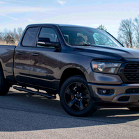 Fishbone Offroad 2019+ Dodge Ram 1500 Crew Cab Oval Side Steps - Black Textured