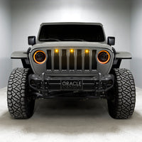 Oracle Jeep JL/Gladiator JT Oculus Bi-LED Projector Headlights - Amber/White Switchback SEE WARRANTY