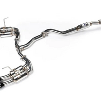 Invidia 2022+ Subaru WRX Gemini Single Layer Quad Black Tip Cat-Back Exhaust