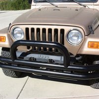 Rampage 1976-1983 Jeep CJ5 Double Tube Bumper Front - Black