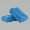 Chemical Guys Premium Grade Microfiber Applicators - 2in x 4in x 6in - Blue - 2 Pack