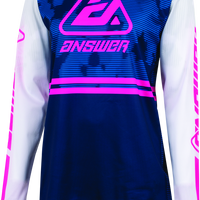 Answer 23 Arkon Trials Jersey Blue/White/Magenta Womens - Large