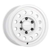 Nomad N501SA Convoy 17x8.5in / 6x139.7 BP / 0mm Offset / 106.1mm Bore - Gloss White Wheel