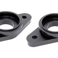 Torque Solution Billet Stock to Tial Blowoff Valve Adapter (Black): Nissan GTR R35 ALL